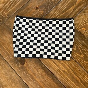 PacSun XS checkerboard tube top women’s